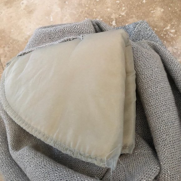 Sparkly Silver Short Sleeve Top by Victoria Woman Priced Too Low For A Discount - Picture 11 of 11